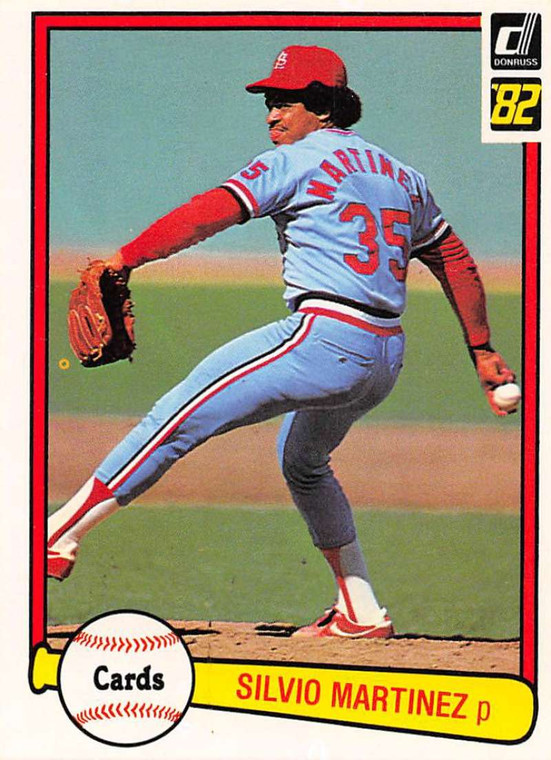 1982 Donruss #469 Silvio Martinez VG St. Louis Cardinals 