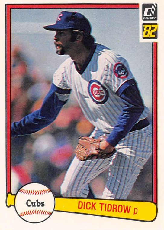 1982 Donruss #477 Dick Tidrow VG Chicago Cubs 