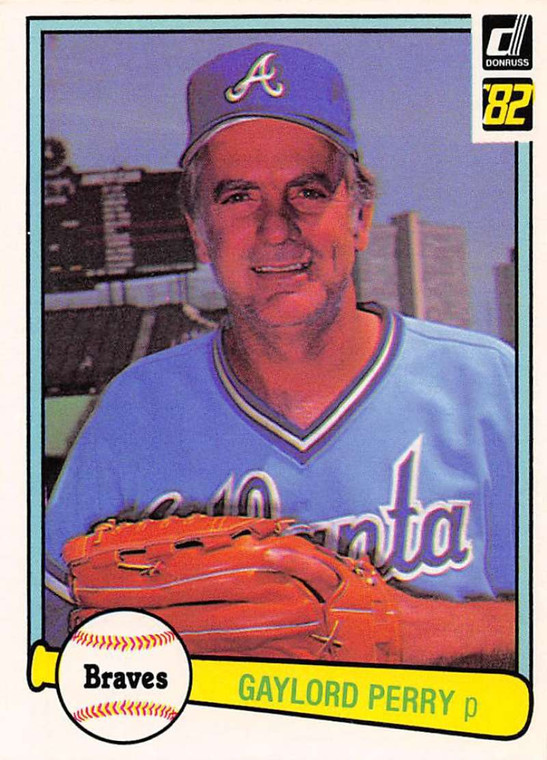 1982 Donruss #543 Gaylord Perry VG Atlanta Braves 