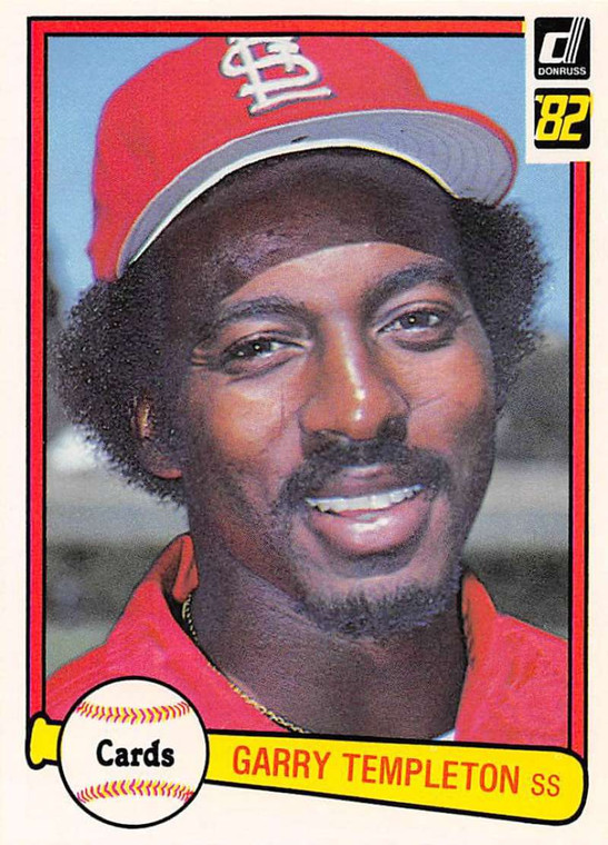 1982 Donruss #545 Garry Templeton VG St. Louis Cardinals 