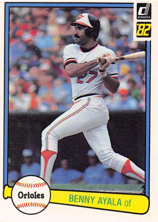 1982 Donruss #581 Benny Ayala VG Baltimore Orioles 