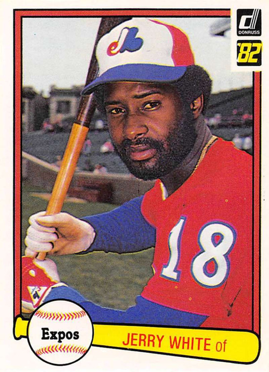 1982 Donruss #621 Jerry White VG Montreal Expos 