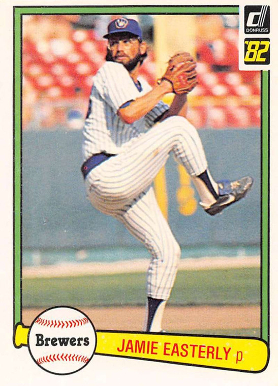 1982 Donruss #623 Jamie Easterly VG Milwaukee Brewers 