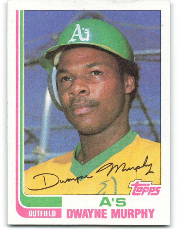 1982 Topps #29 Dwayne Murphy VG Oakland Athletics 