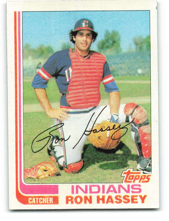 1982 Topps #54 Ron Hassey VG Cleveland Indians 