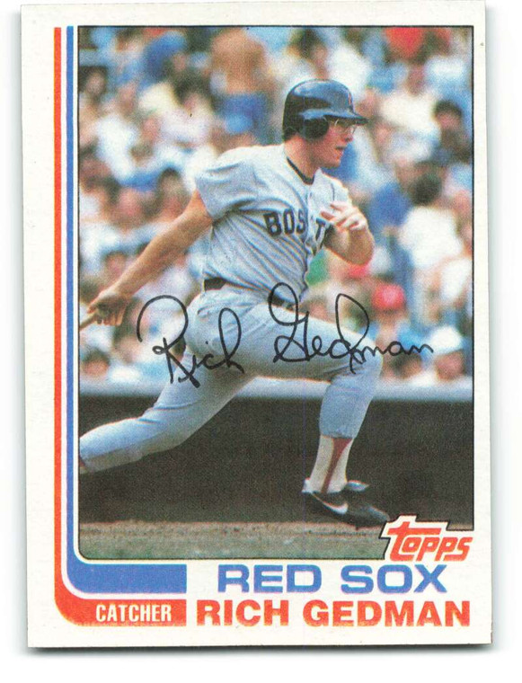 1982 Topps #59 Rich Gedman VG RC Rookie Boston Red Sox 