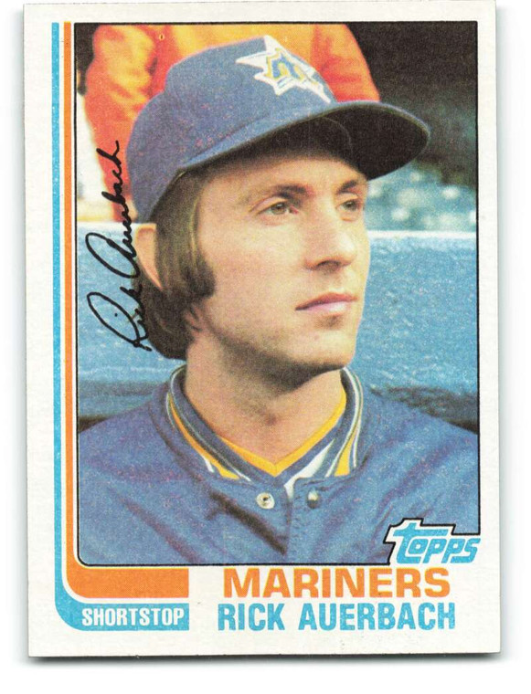 1982 Topps #72 Rick Auerbach VG Seattle Mariners 