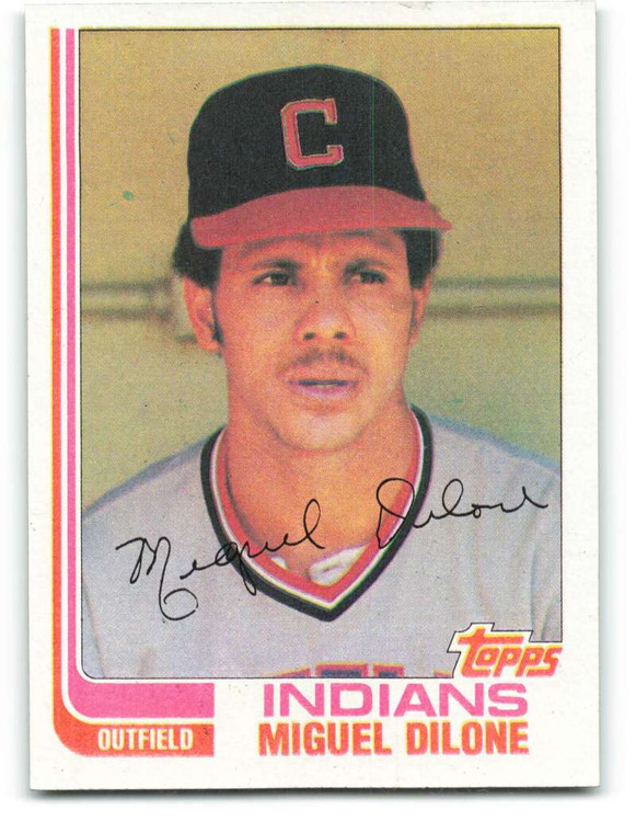 1982 Topps #77 Miguel Dilone VG Cleveland Indians 