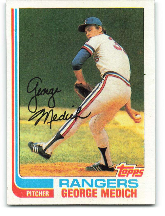 1982 Topps #78 Doc Medich VG Texas Rangers 