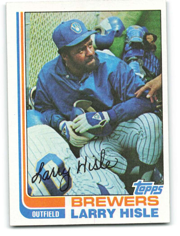 1982 Topps #93 Larry Hisle VG Milwaukee Brewers 