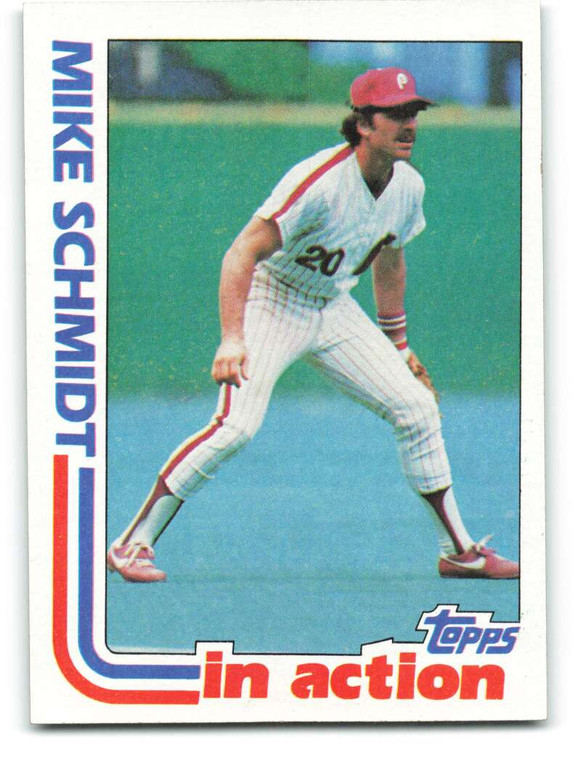 1982 Topps #101 Mike Schmidt IA VG Philadelphia Phillies 