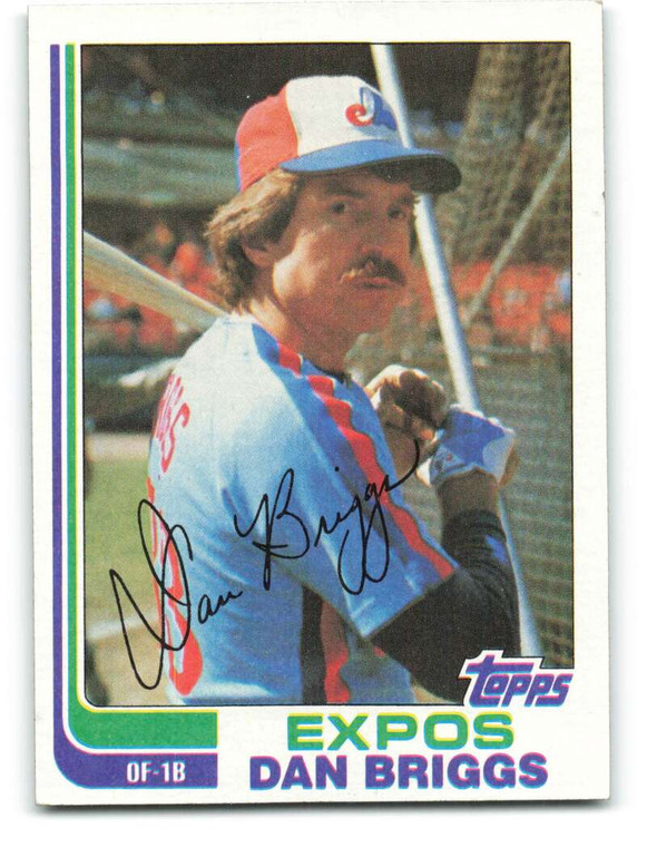 1982 Topps #102 Dan Briggs VG Montreal Expos 