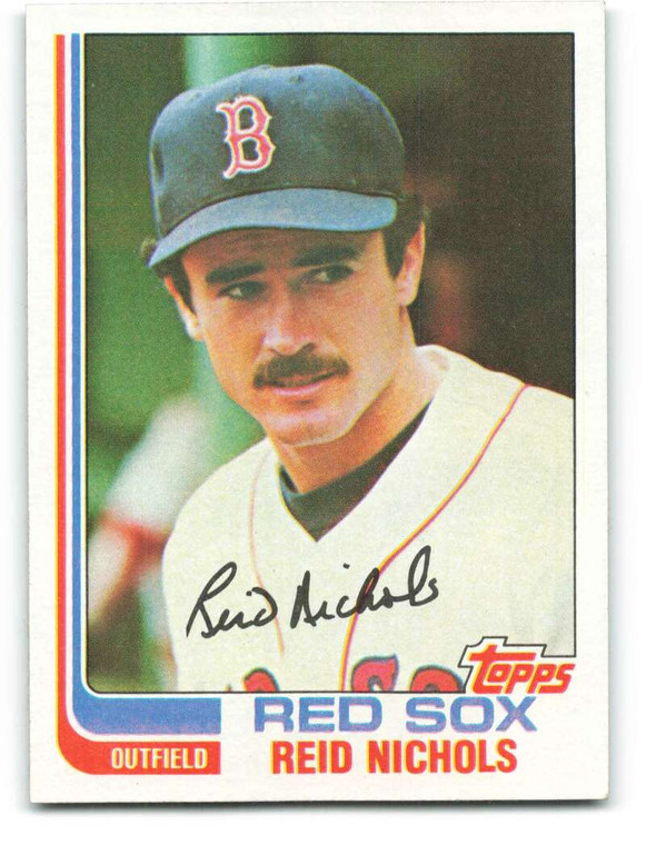 1982 Topps #124 Reid Nichols VG Boston Red Sox 