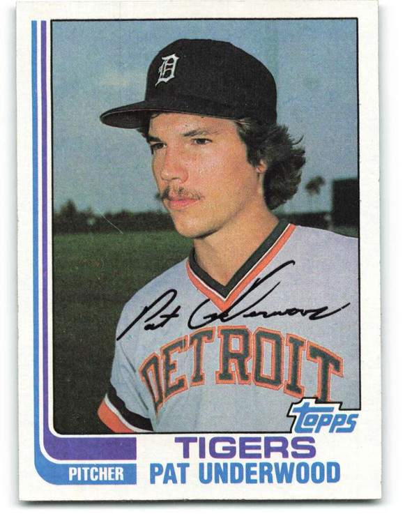 SOLD 18981 1982 Topps #133 Pat Underwood VG Detroit Tigers 