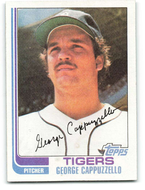 1982 Topps #137 George Cappuzzello VG RC Rookie Detroit Tigers 