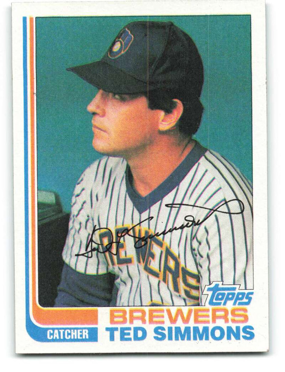 1982 Topps #150 Ted Simmons VG Milwaukee Brewers 