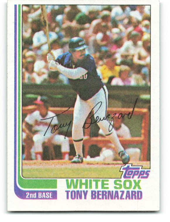 1982 Topps #206 Tony Bernazard VG Chicago White Sox 