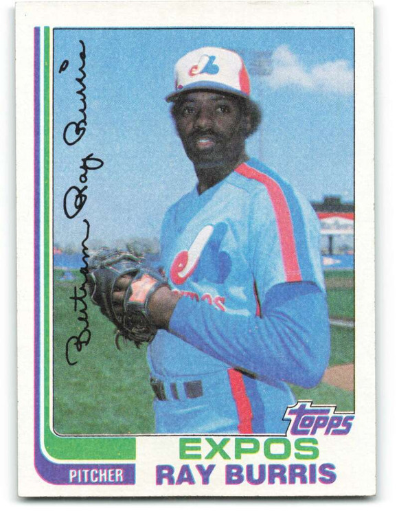 1982 Topps #227 Ray Burris VG Montreal Expos 