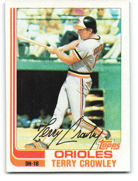 1982 Topps #232 Terry Crowley VG Baltimore Orioles 