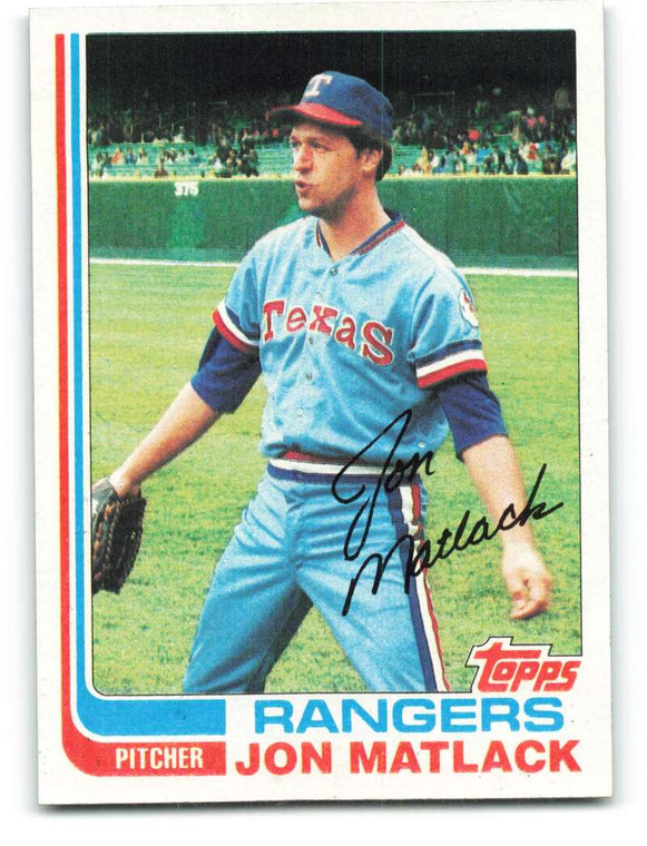 1982 Topps #239 Jon Matlack VG Texas Rangers 