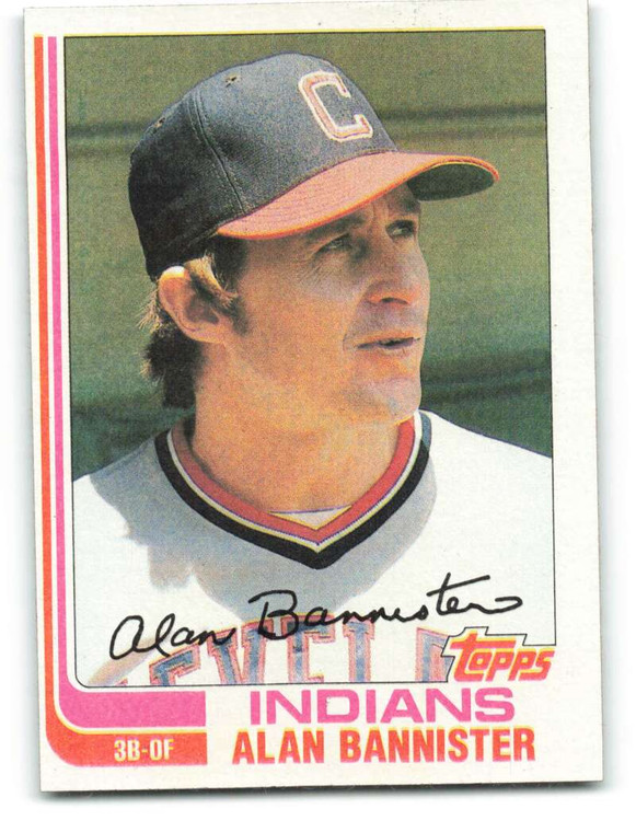 1982 Topps #287 Alan Bannister VG Cleveland Indians 