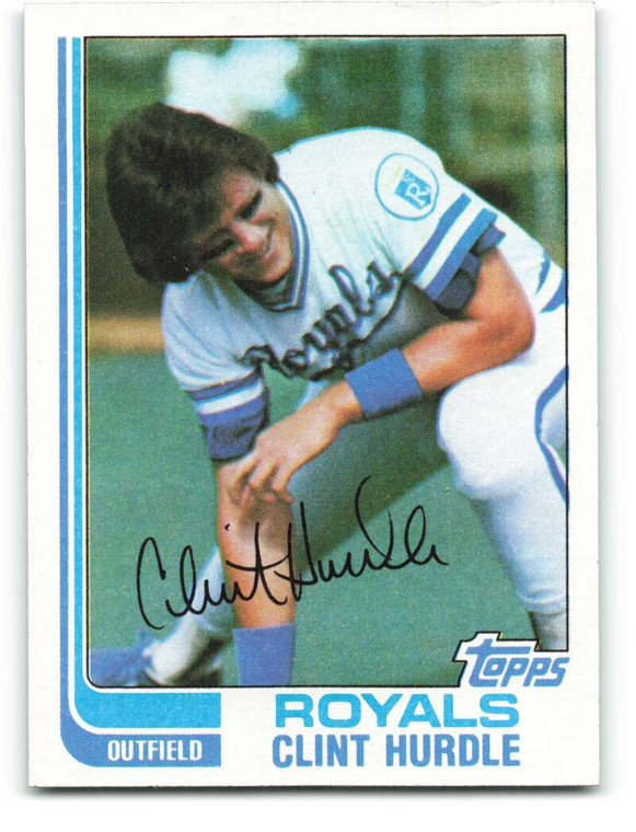 1982 Topps #297 Clint Hurdle VG Kansas City Royals 
