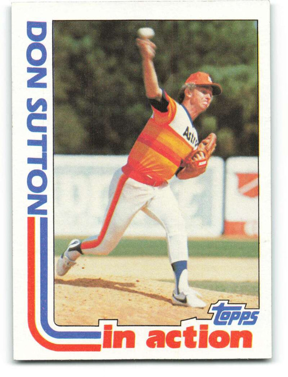 1982 Topps #306 Don Sutton IA VG Houston Astros 