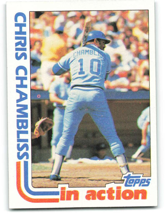 1982 Topps #321 Chris Chambliss IA VG Atlanta Braves 