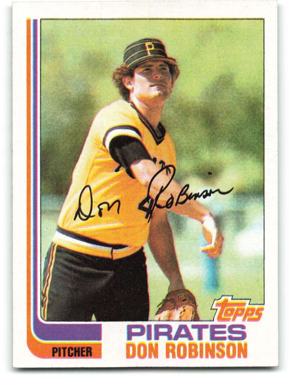 1982 Topps #332 Don Robinson VG Pittsburgh Pirates 