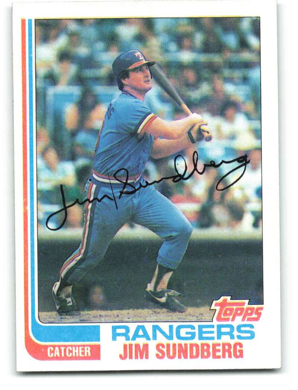 1982 Topps #335 Jim Sundberg VG Texas Rangers 