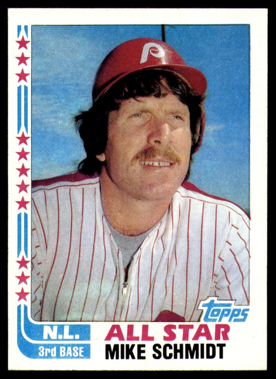 1982 Topps #339 Mike Schmidt AS VG Philadelphia Phillies 