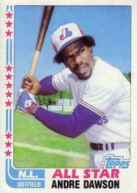 1982 Topps #341 Andre Dawson AS VG Montreal Expos 