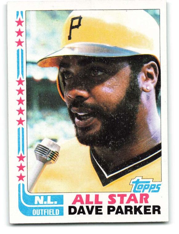 1982 Topps #343 Dave Parker AS VG Pittsburgh Pirates 