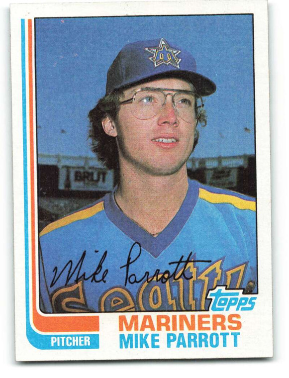 1982 Topps #358 Mike Parrott VG Seattle Mariners 
