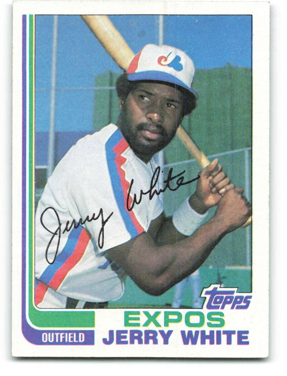 1982 Topps #386 Jerry White VG Montreal Expos 