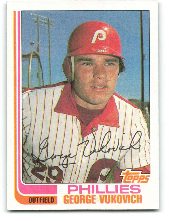 1982 Topps #389 George Vukovich VG Philadelphia Phillies 