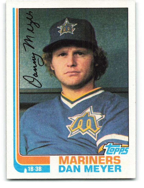 1982 Topps #413 Dan Meyer VG Seattle Mariners 