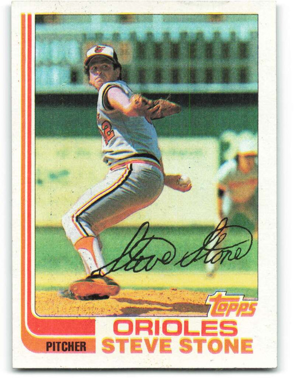 1982 Topps #419 Steve Stone VG Baltimore Orioles 