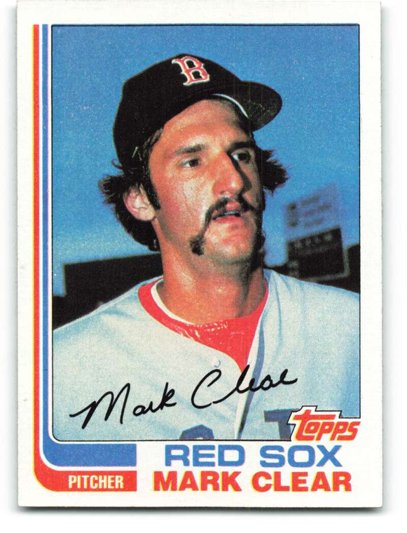 1982 Topps #421 Mark Clear VG Boston Red Sox 