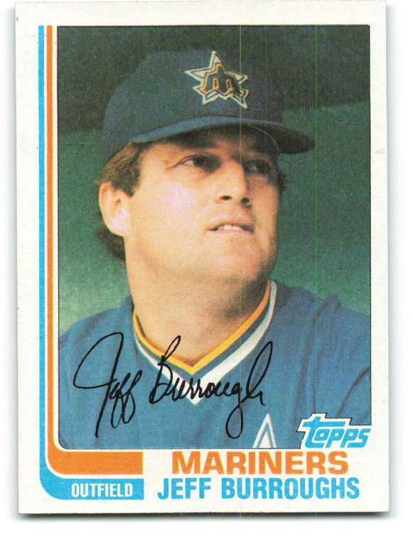 1982 Topps #440 Jeff Burroughs VG Seattle Mariners 