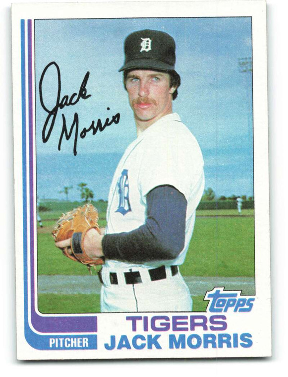 1982 Topps #450 Jack Morris VG Detroit Tigers 