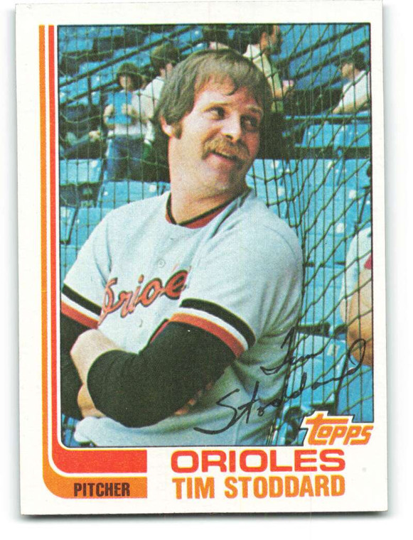 1982 Topps #457 Tim Stoddard VG Baltimore Orioles 