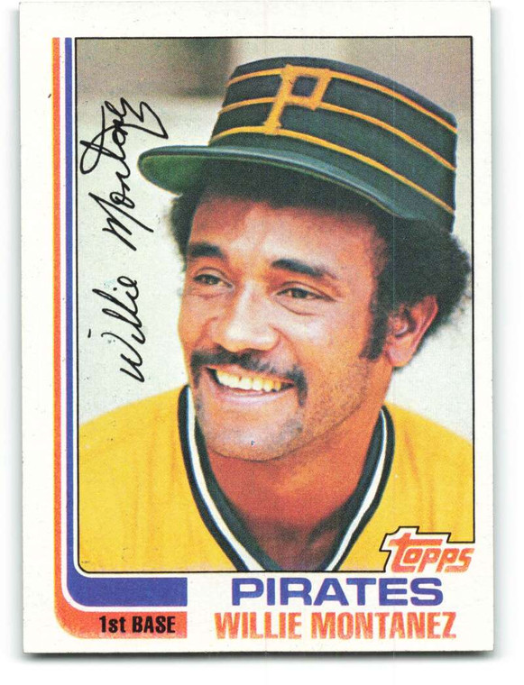 1982 Topps #458 Willie Montanez VG Pittsburgh Pirates 