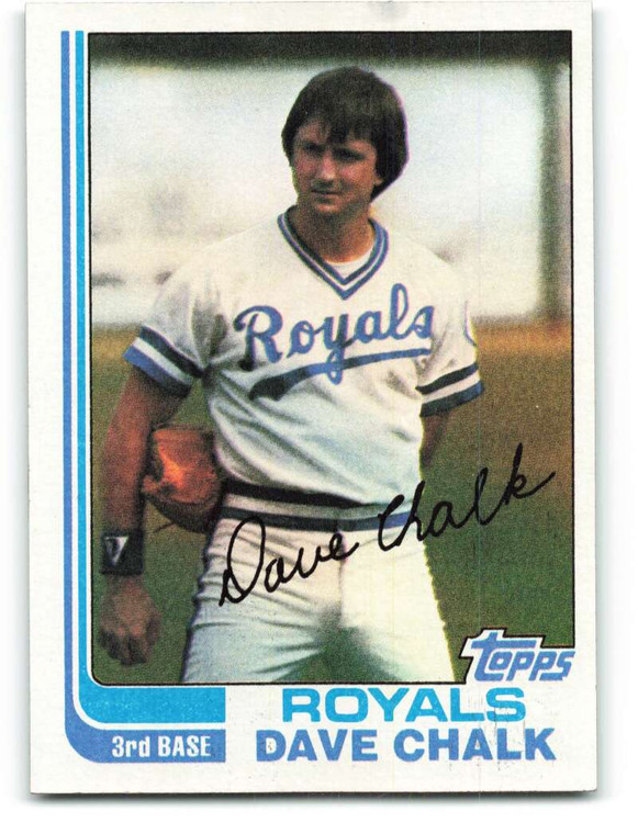 1982 Topps #462 Dave Chalk VG Kansas City Royals 