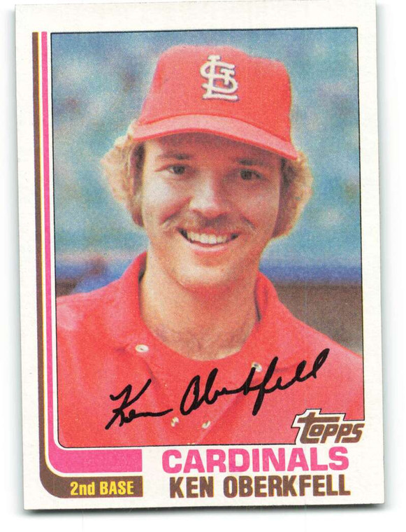 1982 Topps #474 Ken Oberkfell VG St. Louis Cardinals 