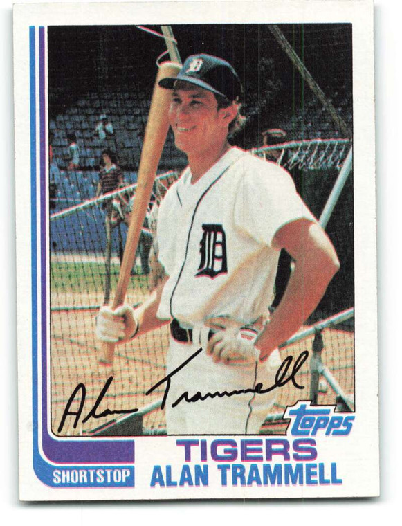 1982 Topps #475 Alan Trammell VG Detroit Tigers 