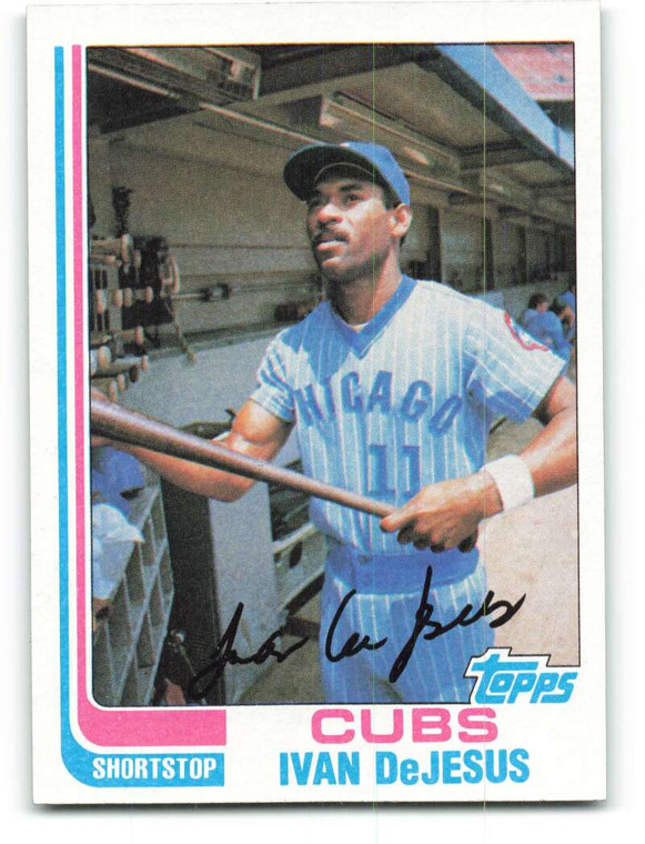1982 Topps #484 Ivan DeJesus VG Chicago Cubs 