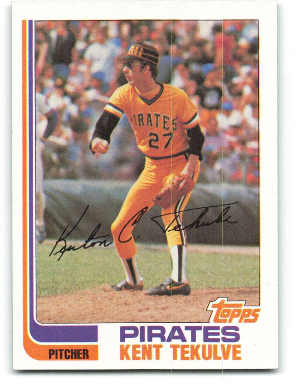 1982 Topps #485 Kent Tekulve VG Pittsburgh Pirates 