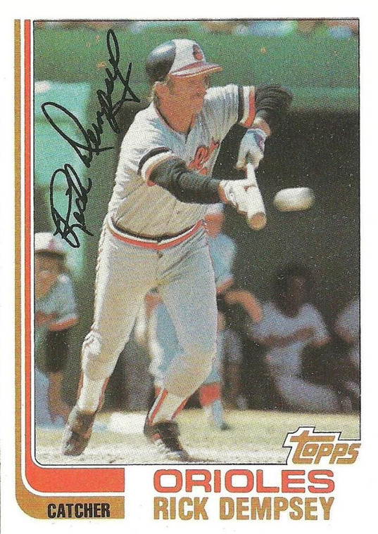 1982 Topps #489 Rick Dempsey VG Baltimore Orioles 