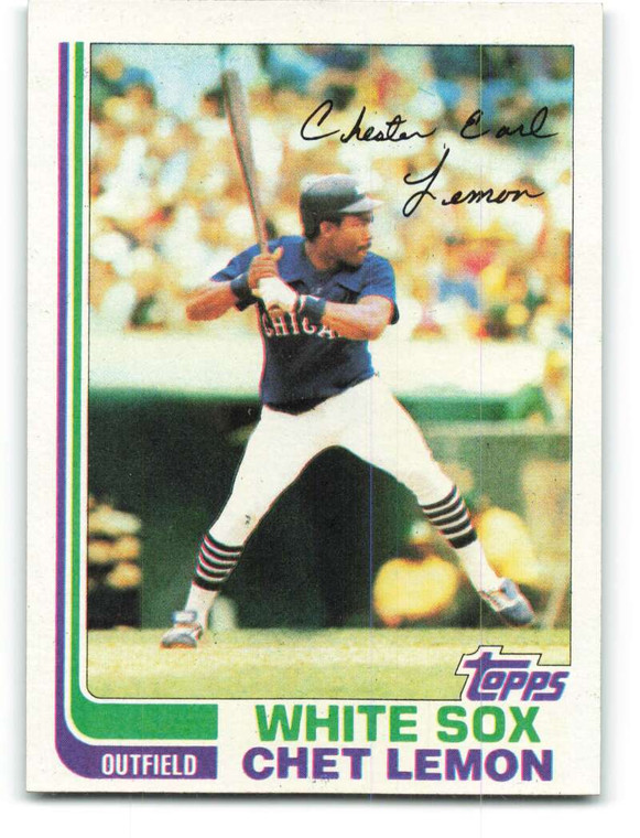 1982 Topps #493 Chet Lemon VG Chicago White Sox 